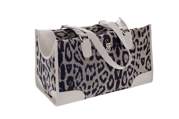 Ferribiella Mokka Bag Leopard - луксозна мека транспортна чанта 43 / 18 / 25 см