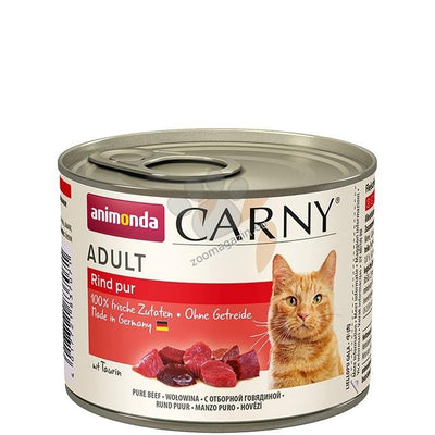 Carny Beef - консерва за котки с говеждо месо, стек 6 х 200 гр