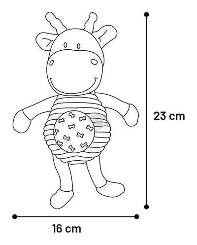 Flamingo Toy Polly Deer - плюшена играчка 16 / 23 см