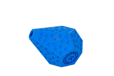 Kiwi Walker Lets Play Diaball Mini Blue - гумена играчка за лакомства 8,4 см, син