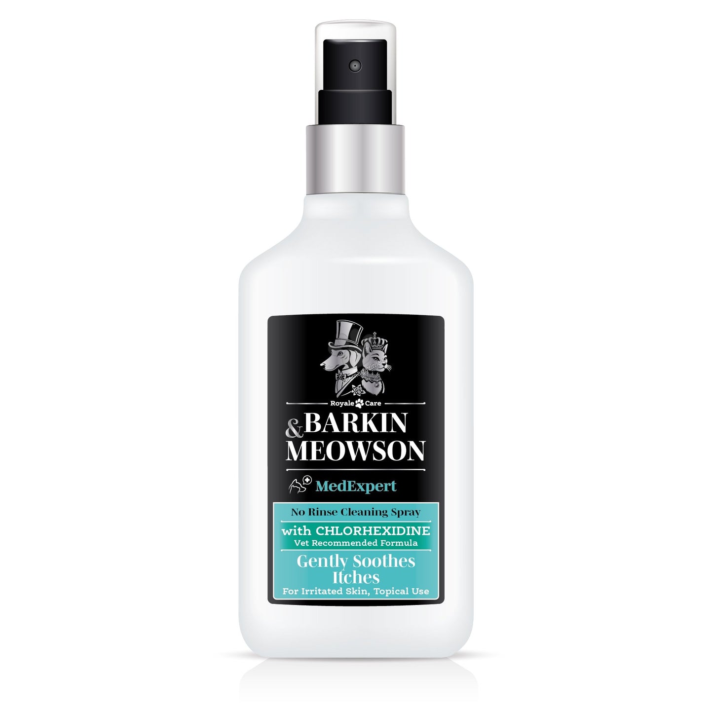 Barkin and Meowson MedЕxpert Chlorhexidine - сух шампоан-спрей без изплакване 150 мл