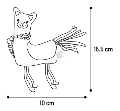 Flamingo Toy Robla Alpaca - играчка за котки 10 / 3,3 / 15,5 см
