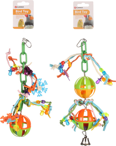 Flamingo Parakeet Dummy Ball - играчка за средни папагали 30см.