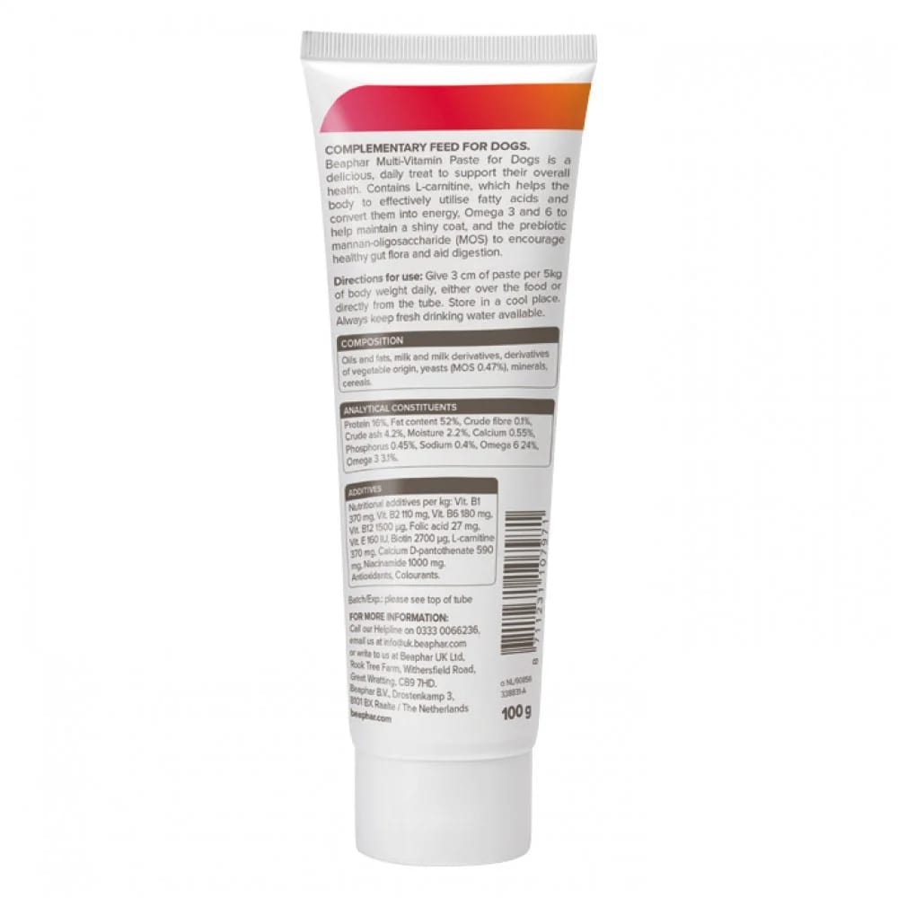 Beaphar Multi vitamin paste duo active - мултивитаминна паста 100 гр.