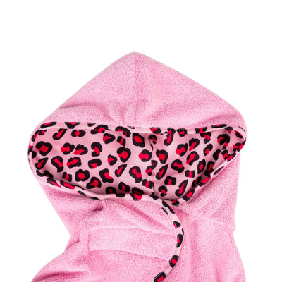 Max Molly Bath Robe Leopard Pink - халат за кучета