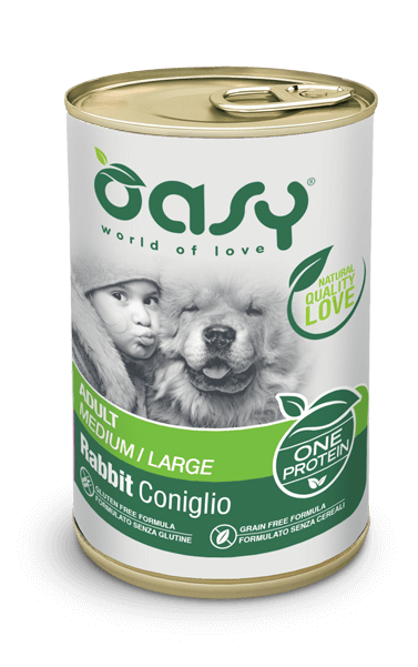 Oasy One Protein Rabbit - пастет за куче със заешко 400 гр