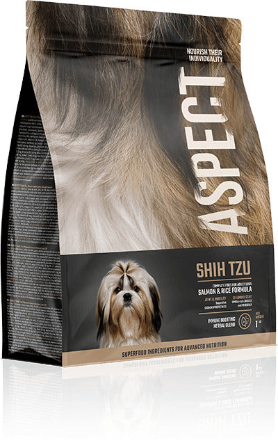 Aspect Shih Tzu Salmon and Rice - суха храна за кучета от порода Ши Тцу със сьомга и ориз 1 кг