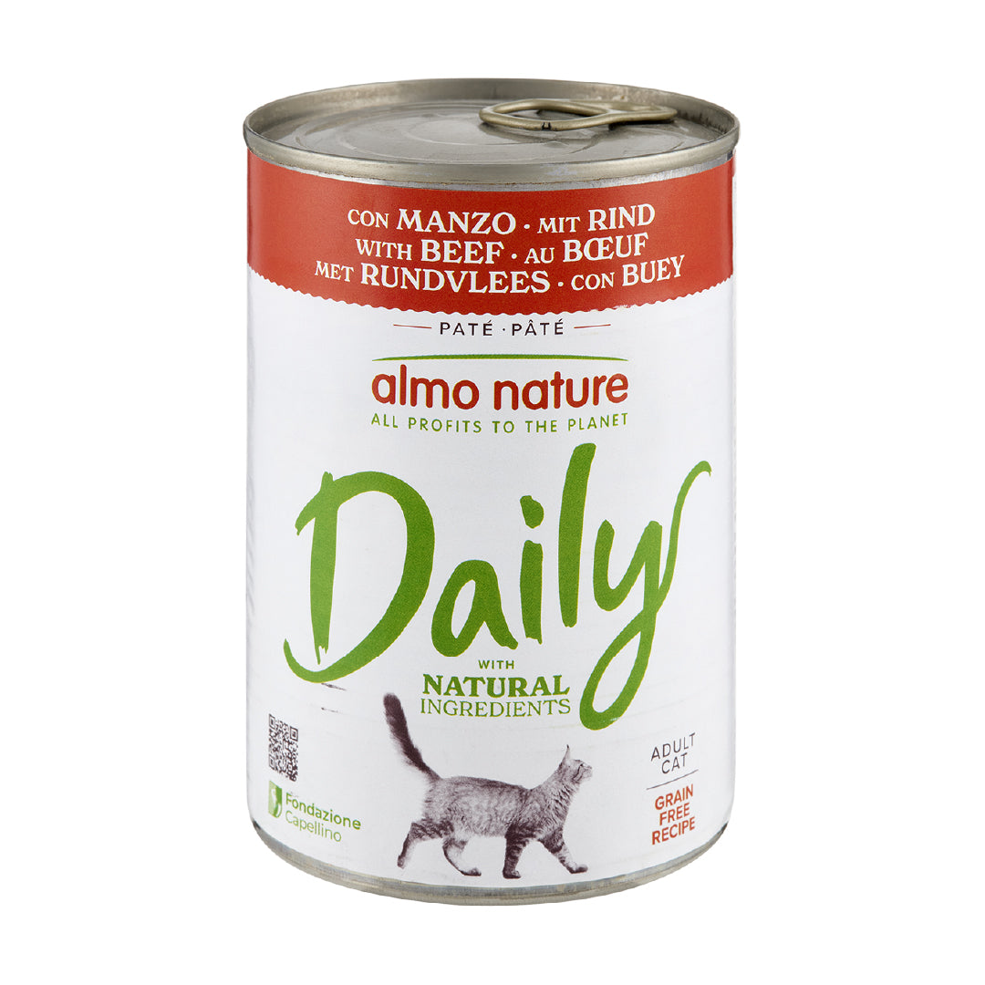 Almo Nature Daily with Beef - консерва за котки с говеждо месо 400 гр
