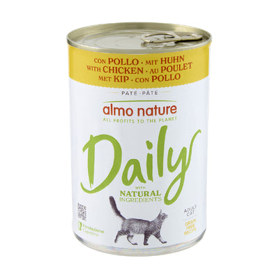 Almo Nature Daily Mousse with Chicken - консерва за котки с пилешко месо 400 гр