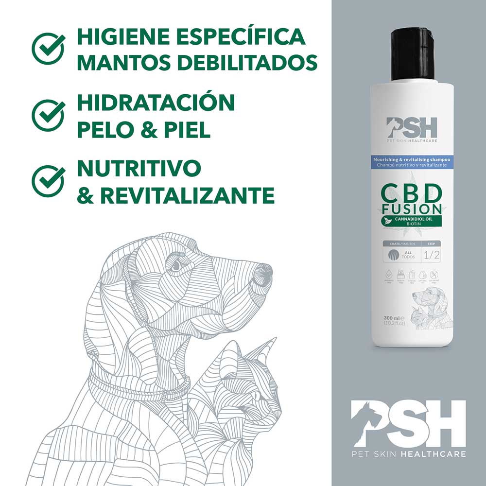 PSH CBD Fusion Shampoo - шампоан с канабинол 300 мл