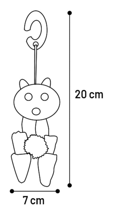 Flamingo Toy Ikor Mix - играчка за дъвчене 20 см