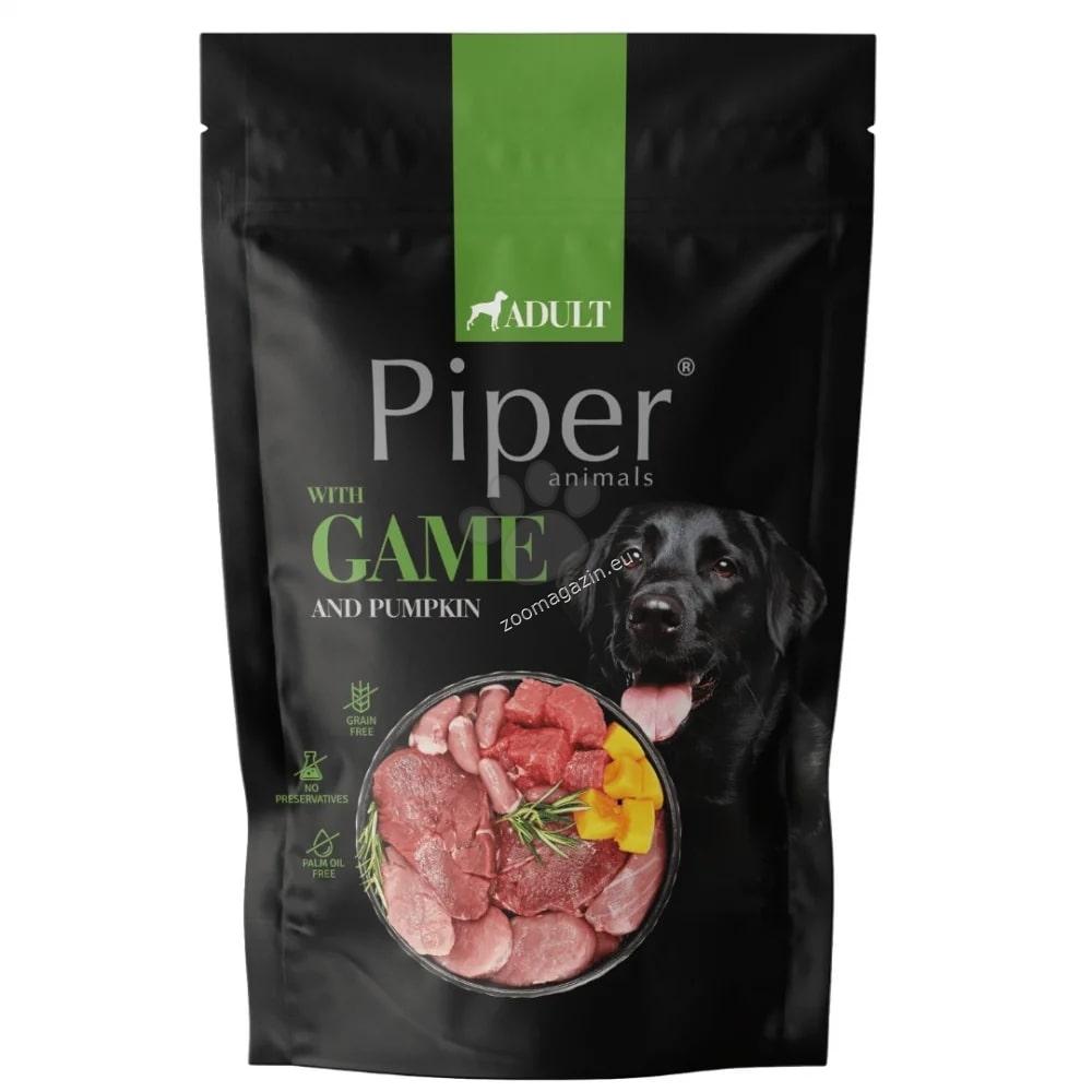 Piper Adult Dog Game and Pumpkin - пауч за кучета с дивеч и тиква 500 гр