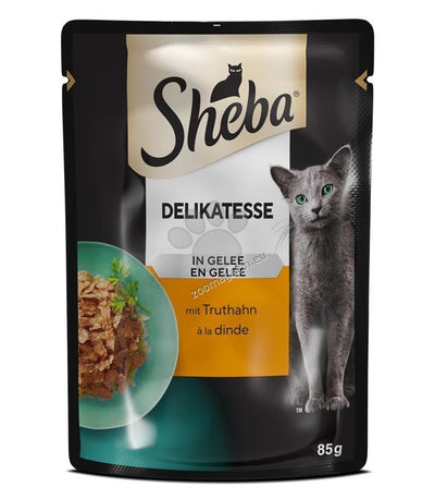 Sheba Adult Turkey - пауч за котки с пуешко месо 85 гр