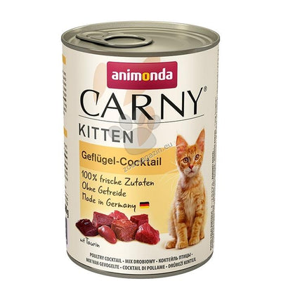 Carny Kitten Poultry Cocktail - консерва за котенца с птичи меса, стек 12 х 400 гр