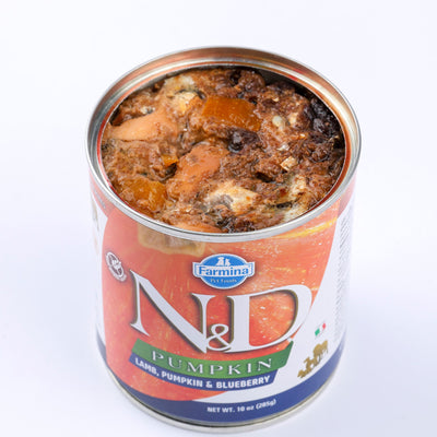 N&D Dog Lamb & Pumpkin & Blueberry - с агнешко месо, тиква и боровинки 285 гр.