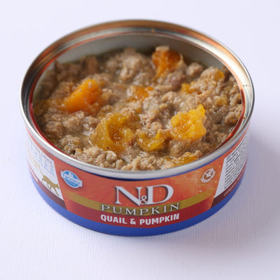 N&D Cat Quail & Pumpkin - с пъдпъдък и тиква 70 гр.