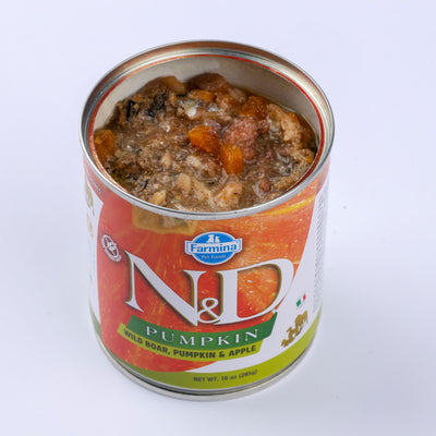 N&D Dog Boar & Pupkin & Apple - с месо от глиган, тиква и ябълки 285 гр.