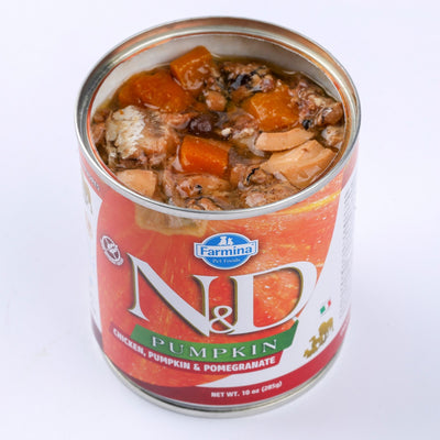 N&D Dog Chicken & Pupkin & Pomegrante - с пилешко месо, тиква и нар 285 гр.