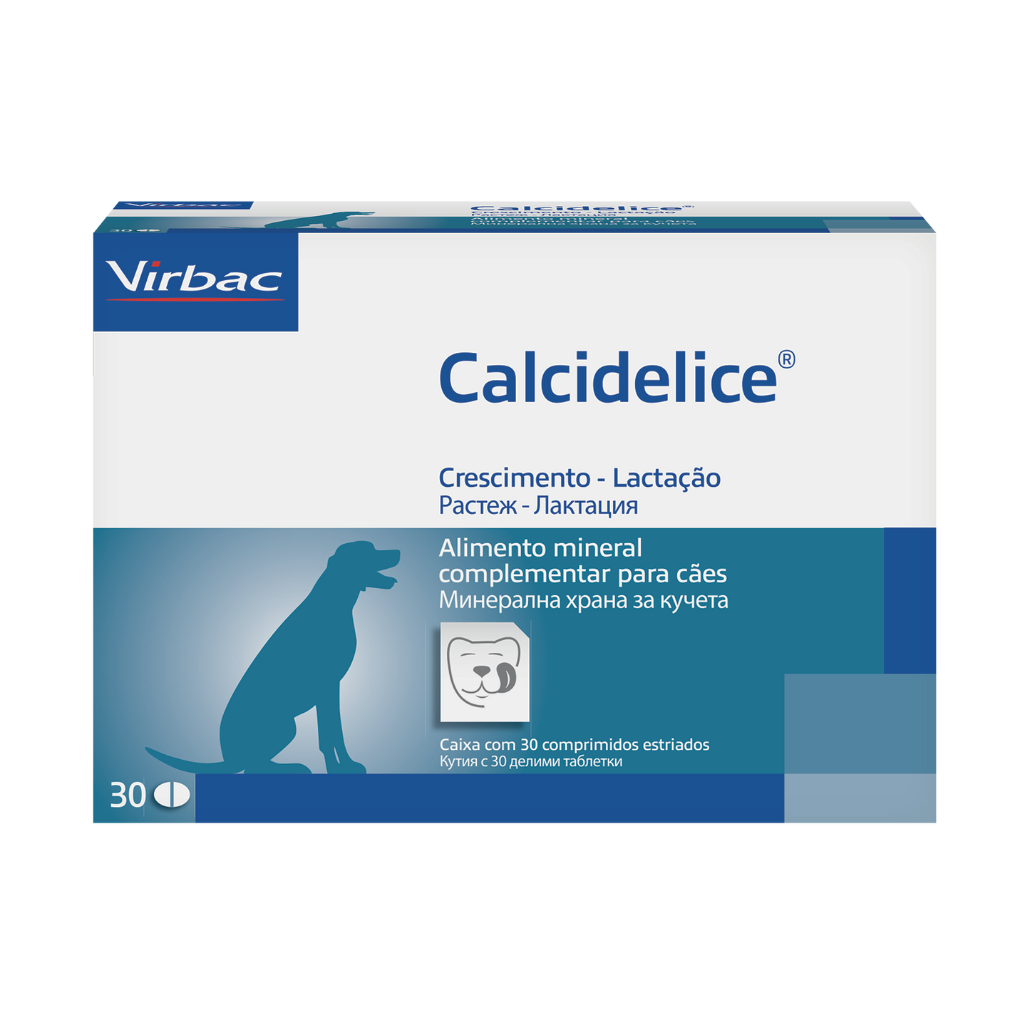 Virbac Calci Delice - хранителна добавка с калций и фосфор 30 табл