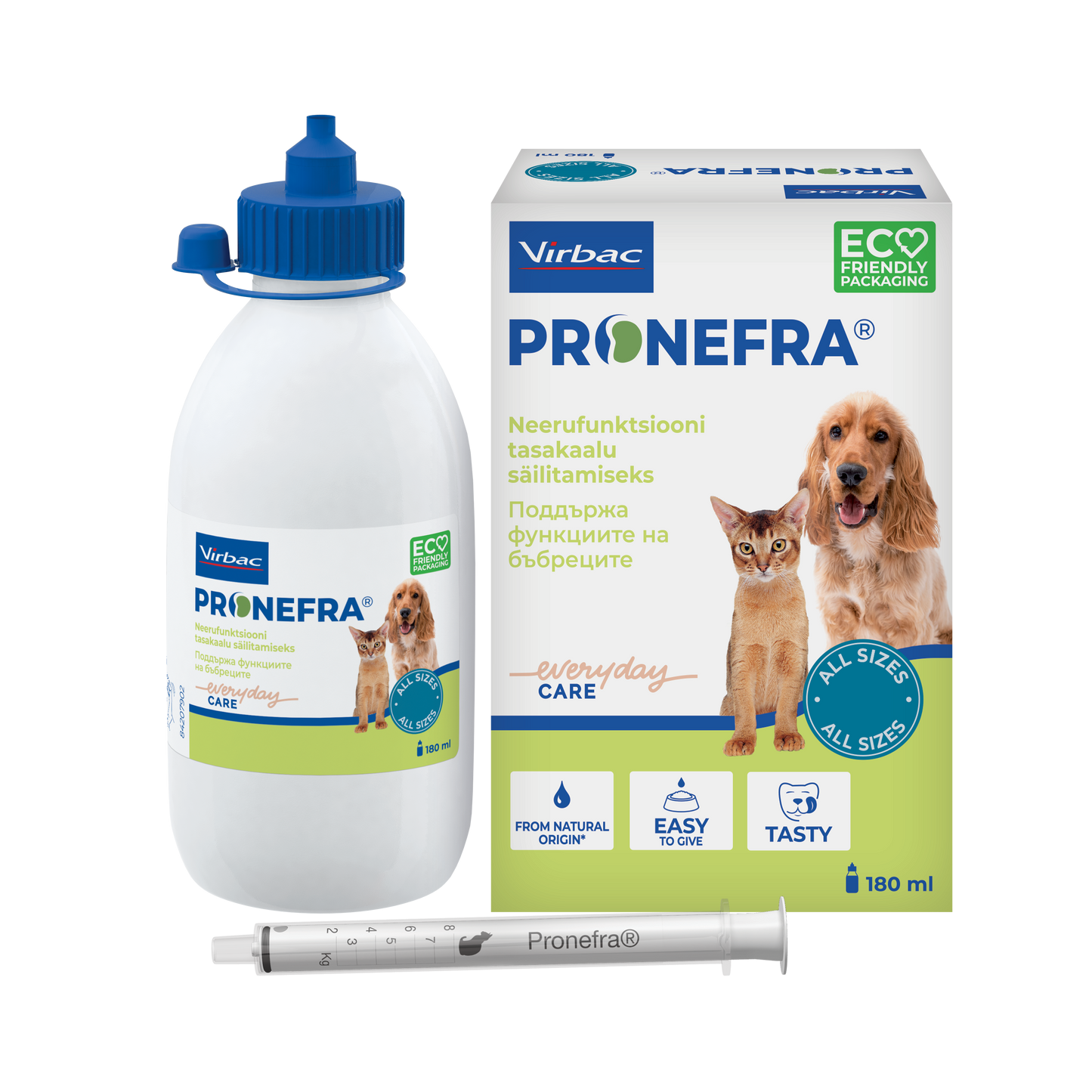 Virbac Pronefra - хранителна добавка в подкрепа на бъбречната функция 180 мл