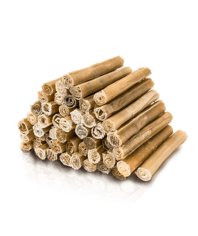 Essential Small Rolled Delights - пресована изсушена телешка кожа, 13 см/1.5 см, 10 бр.