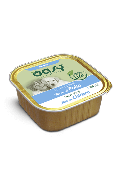 Oasy Tasty Pate Puppy Chicken - пастет за малки кученца с пилешко месо 150 гр.