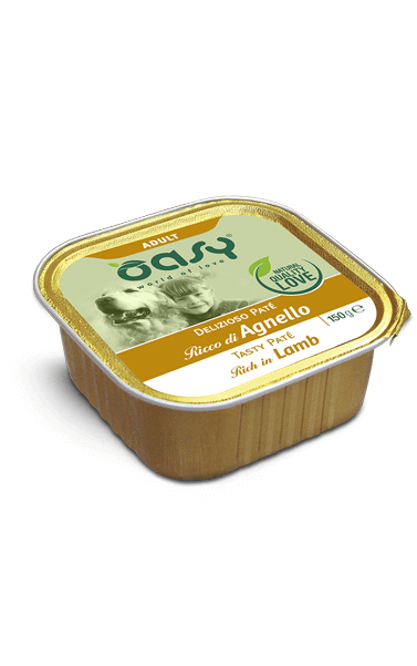 Oasy Tasty Pate Adult Lamb - пастет за кучета в зряла възраст с агнешко месо 150 гр.