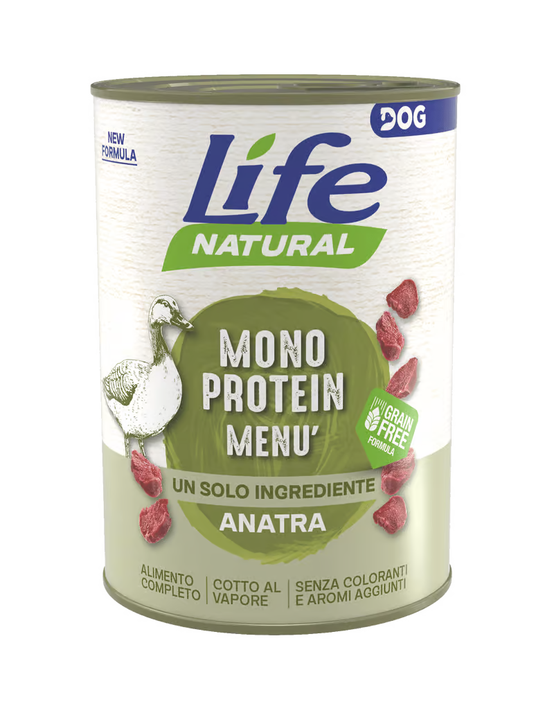 Lifedog Monoprotein Duck - монопротеинова консерва за кучета с патешко месо 400 гр