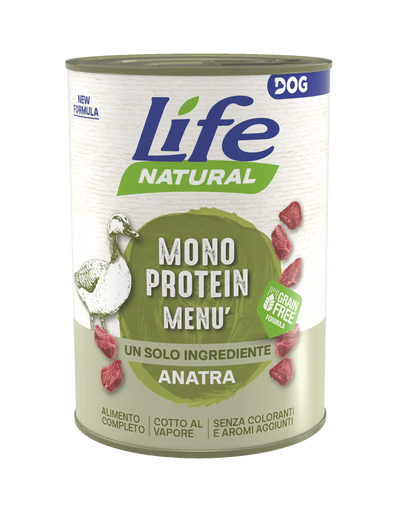 Lifedog Monoprotein Duck - монопротеинова консерва за кучета с патешко месо 400 гр