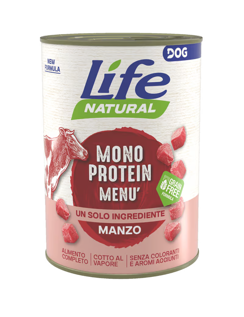 Lifedog Monoprotein Beef - монопротеинова консерва за кучета с телешко месо 400 гр
