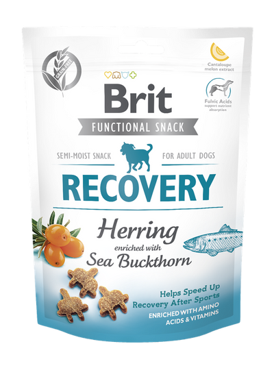 Brit Care Dog Functional Snack Recovery Herring - лакомство за възстановяване с херинга и морски зърнастец 150 гр