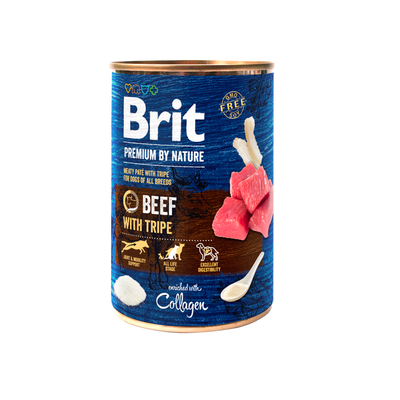 Brit Premium by Nature Beef Tripe - консерва за кучета с говеждо месо и шкембе