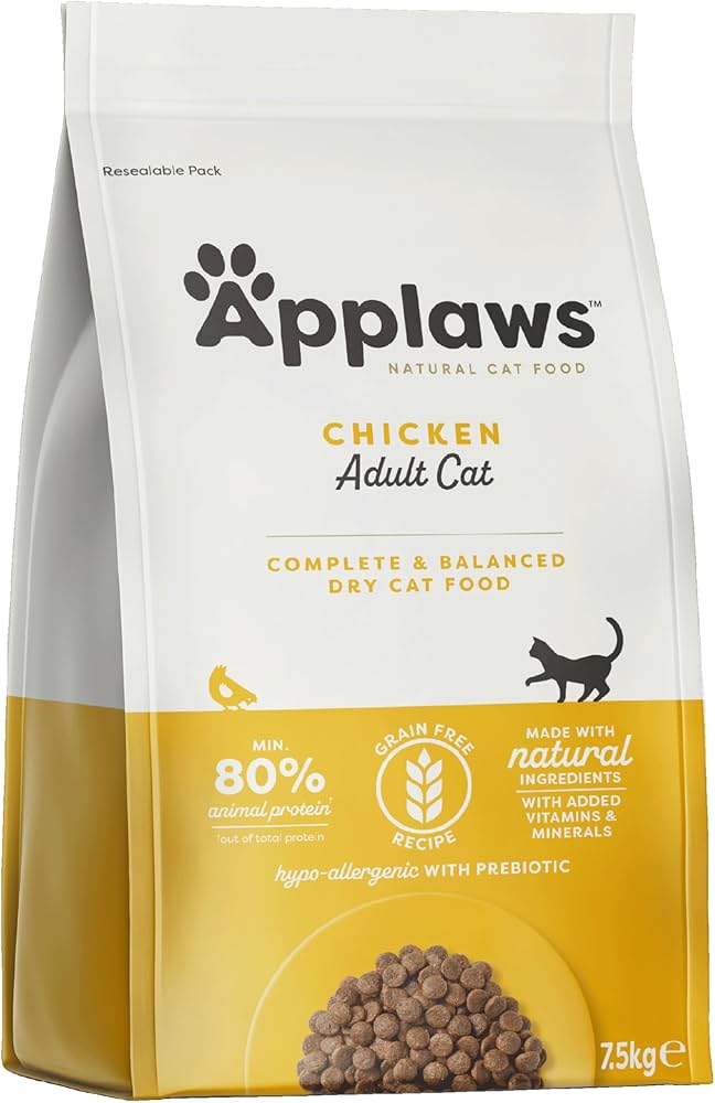 Applaws Chicken Adult Cat - пълноценна храна с пилешко месо, за котки над 12 месечна възраст 400 гр.