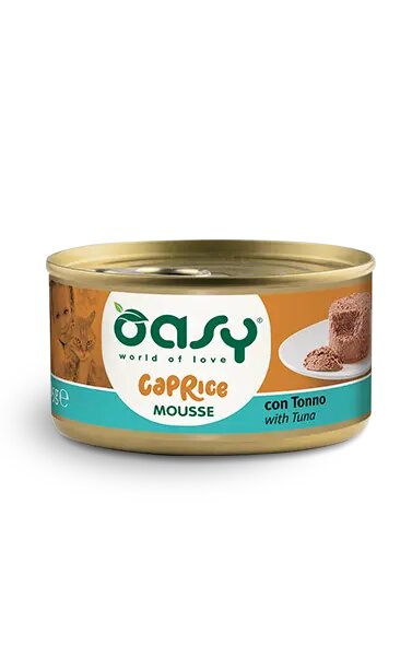 Oasy Caprice Mousse with Tuna - мус за котки с риба тон 85 гр.