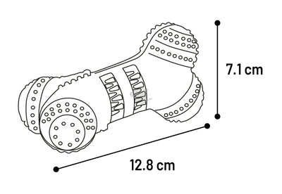 Flamingo Toy Growi Dumbbell - играчка за кучета 12,8 / 7,3 / 7,1 см