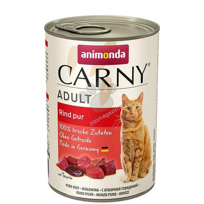 Carny Beef - консерва за котки с говеждо месо, стек 6 х 400 гр