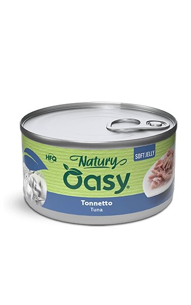 Oasy Cat Natury Soft Jelly Tuna - консерва за котки с риба тон 85 гр