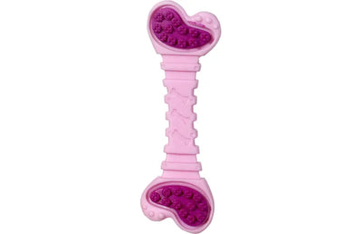 Flamingo Puppy Ruffus Bone - Кокал с аромат ванилия 10см. / розов, син, зелен /