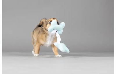 Flamingo puppy Boban - плюшен кокал със звуков ефект 20 см /син, розов /