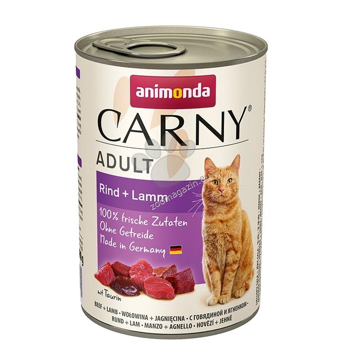 Carny Beef and Lamb - консерва за котки с телешко и агнешко месо, стек 6 х 400 гр