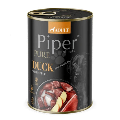 Piper Pure Dog Adult Duck with Apple - храна за кучета с патица и ябълки 400 гр