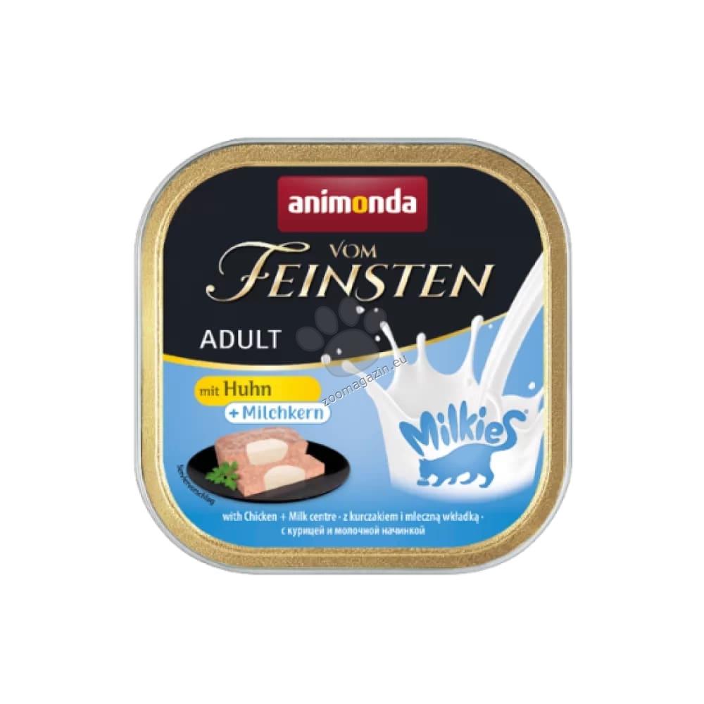 Vom Feinsten Cat - пастет за котки с пилешко месо и млечен център 100 гр