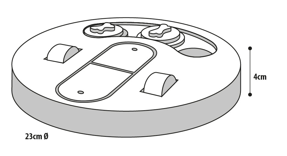 Flamingo Brain train Helios Light brown - интерактивна играчка за куче 23 см.