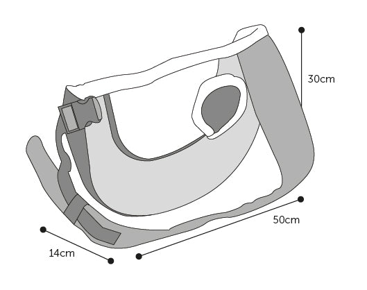 Flamingo Skip Sling Carrier - чанта за кучета до 10 кг. за през рамо 50 / 14 / 30 см.