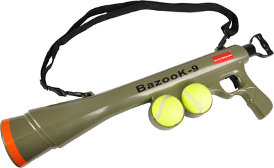 Flamingo Toy Wissam Bazooka With Ball Khaki -автоматично изхвърляне на тенис топка над 20 метра