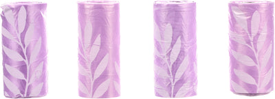 FLAMINGO Poop Bag Basic With Lavender - хигиенни пликчета с аромат на лавандула, 4 ролки по 15 броя