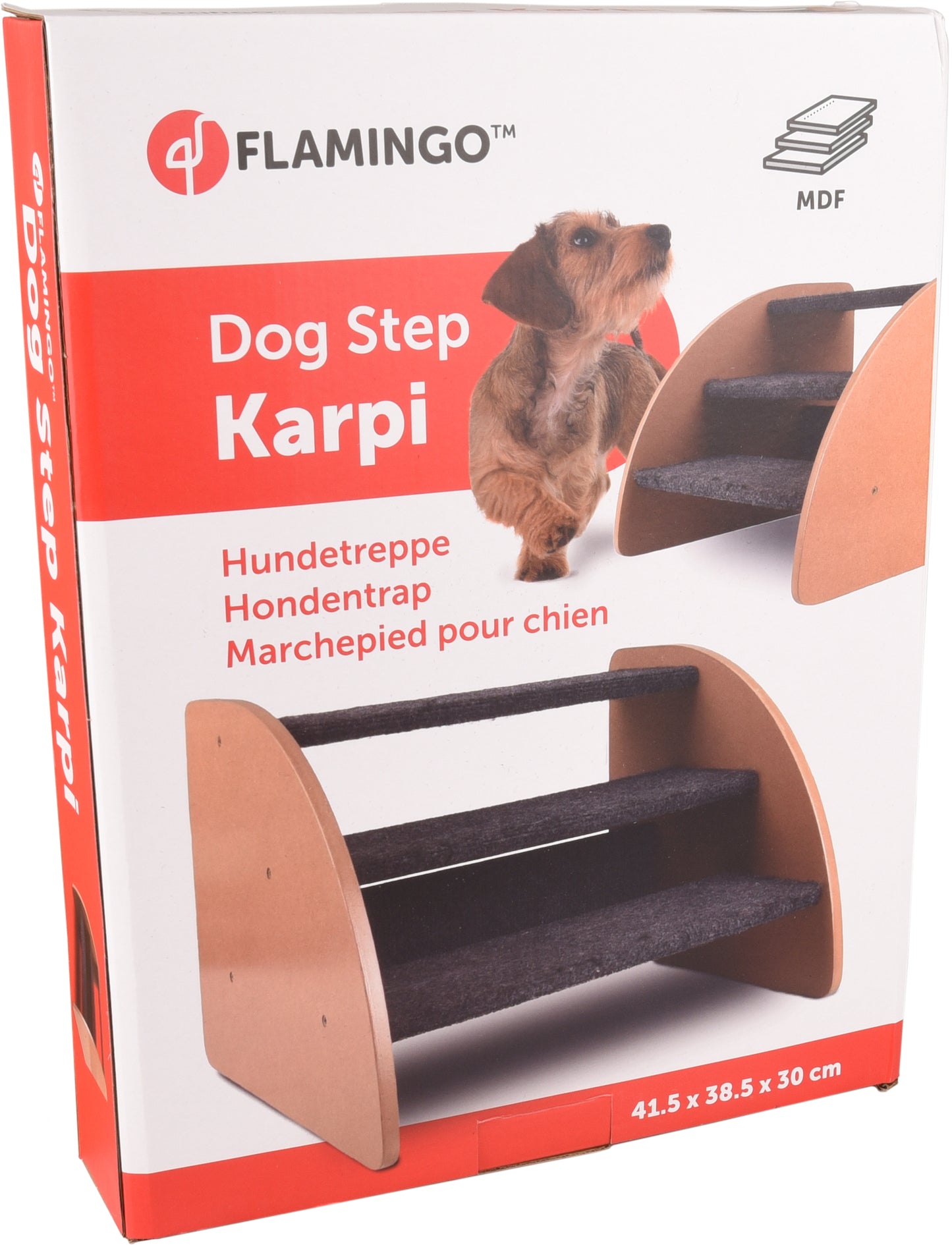 Flamingo Stairs Kapri - стълбичка за куче 48.5 / 38.5 / 30 см.