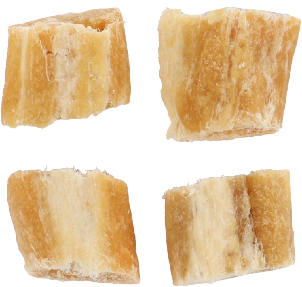 Flamingo Snacks Hapki Chunks with Chicken, Duck and Salmon - лакомство за куче с пилешко, патешко и сьомга 85 гр