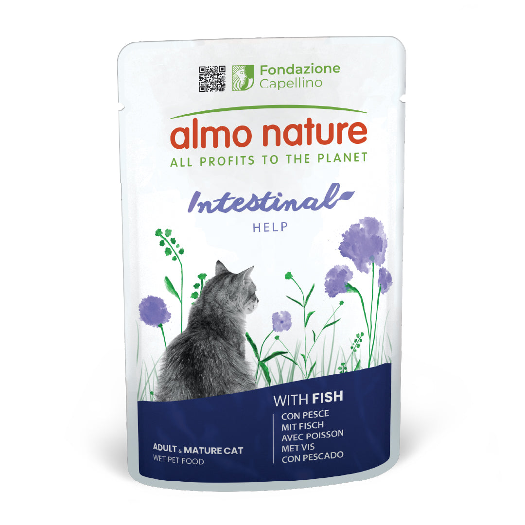 Almo Nature Holistic Functional Digestive Help with Fish - пауч за котки с храносмилателни проблеми с риба 70 гр