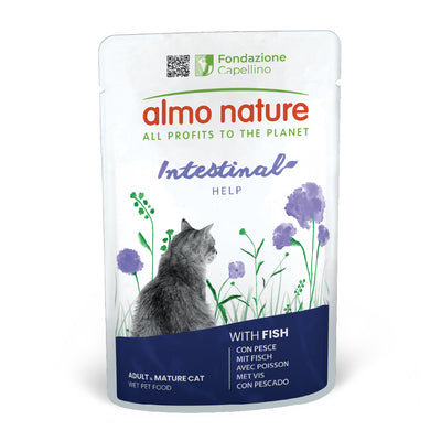 Almo Nature Holistic Functional Digestive Help with Fish - пауч за котки с храносмилателни проблеми с риба 70 гр